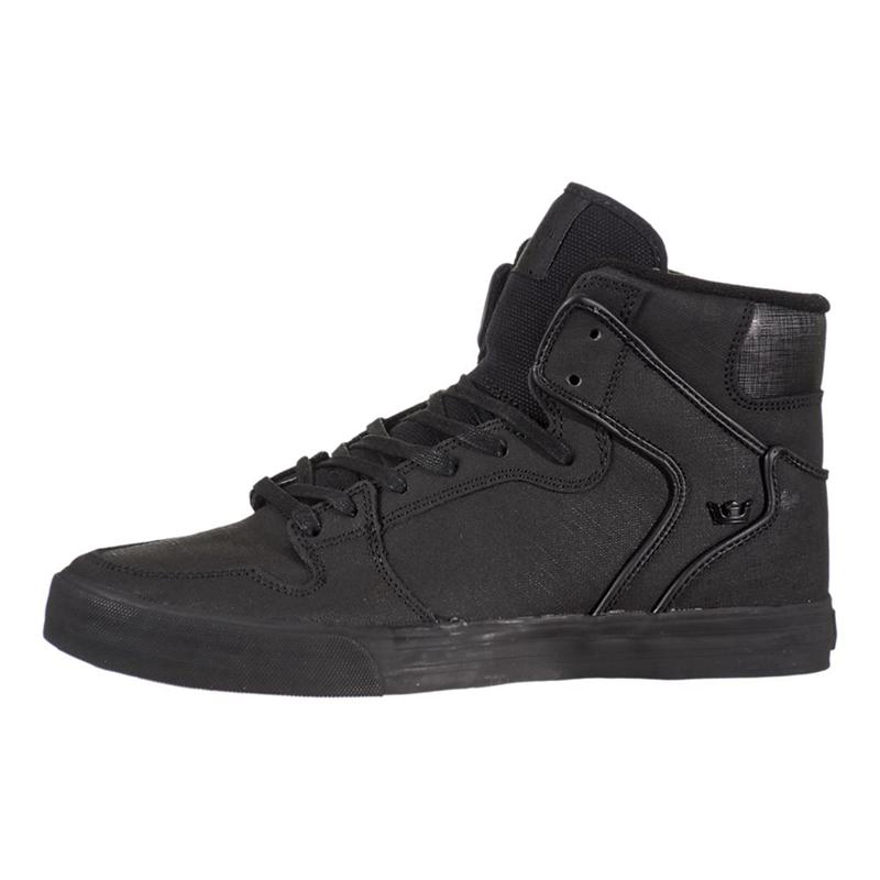 Zapatillas Altas Supra Argentina Mujer - VAIDER Negras (KJVGF-7362)